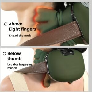 Understood. Here is exactly 10 words:  Portable rechargeable massager provides soothing muscle relief anytime, anywhere with comfort.