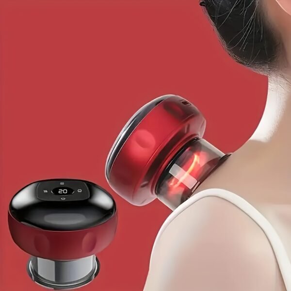 Electric Cupping Set with 3 Color Options, Featuring Multiple Modes for Intelligent Vacuum Relaxation, Adjustable Constant Temperature, And Strong Suction for Home Use, Suitable for The Back, Legs, And Shoulders, Available in Three Colors