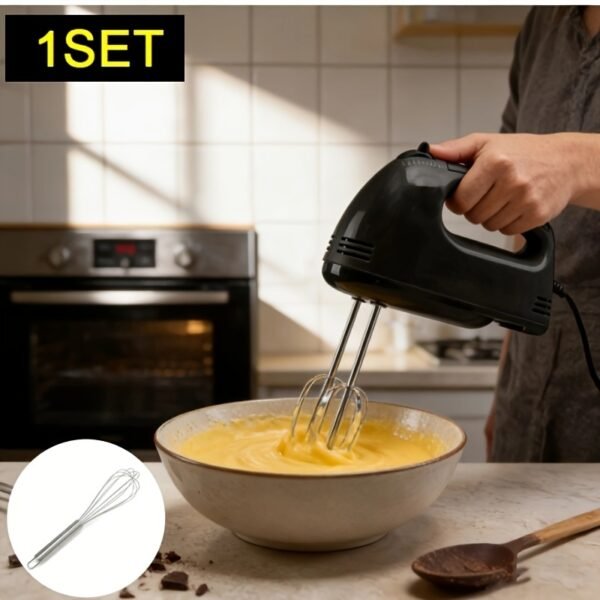 1 Set of Electric Baking Mixer - Multi-functional Egg Beater, 2 Household Kitchen Mixers