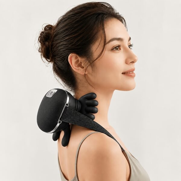 USB Rechargeable Deep Tissue Massager, 8-Claw - Portable Finger Press Massager Suitable for Neck, Back, Shoulders, and Legs - Perfect Relaxing Gift for Men and Women, Waist, Trapezius Muscle Massager, Wireless Portable Hot Compress Neck and Shoulder